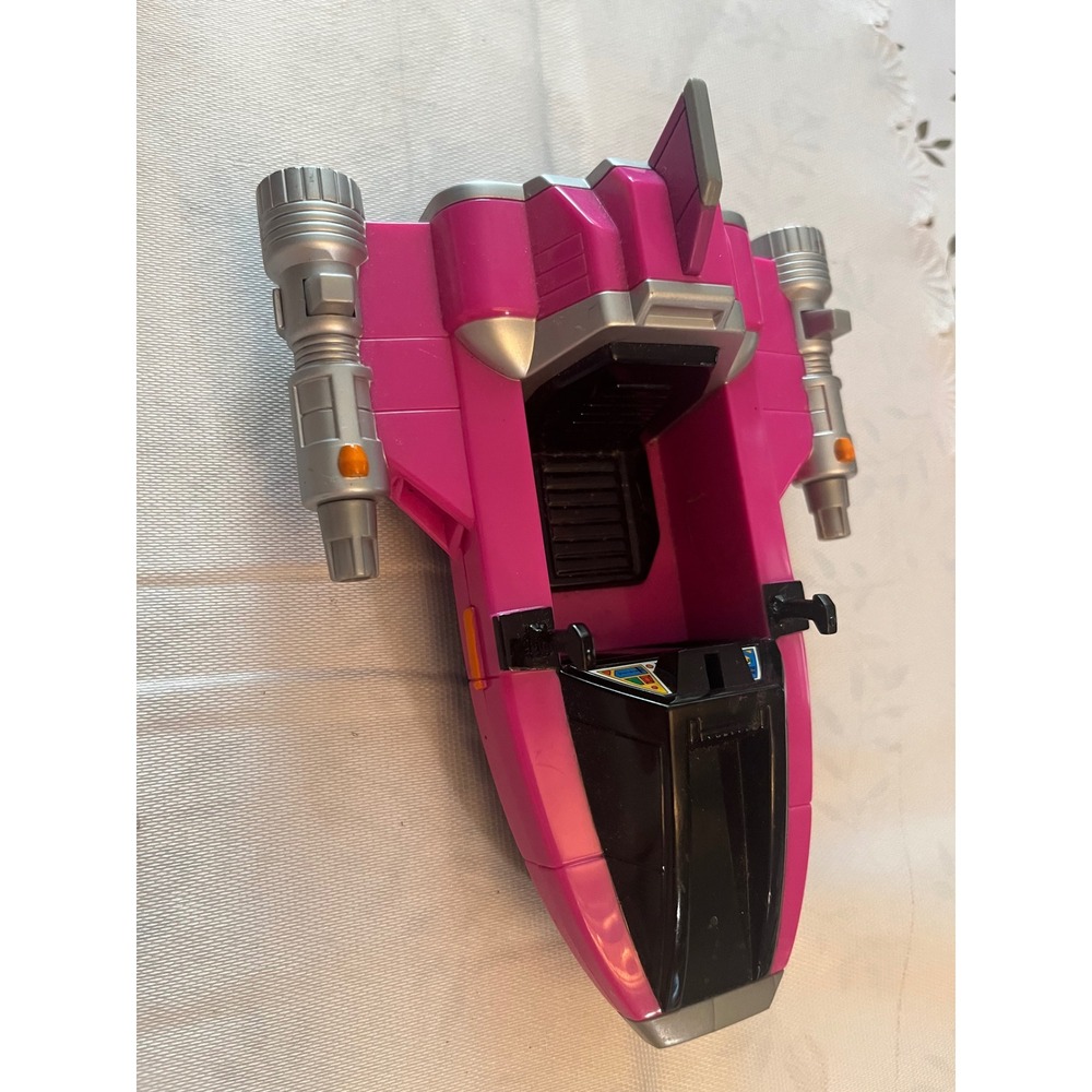Vintage 1998 Bandai Power Rangers Zeo Pink Ranger Jet Cycle Vehicle Toy